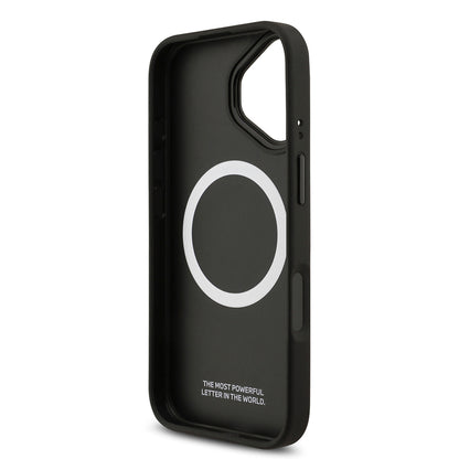 iPhone 17 Kılıf BMW Orjinal Lisanslı M-safe Şarj Özellikli Karbon Fiber Metal Logolu Kevlar Kapak