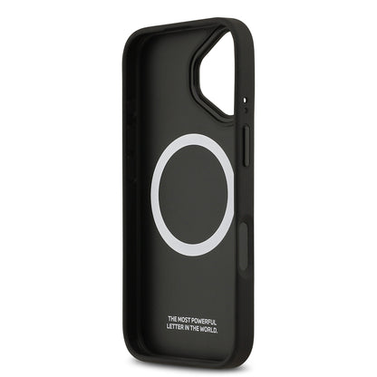 iPhone 17 Kılıf BMW Orjinal Lisanslı M-safe Şarj Özellikli Metal BMW ve M Logolu PU Karbon Tasarımlı Kapak
