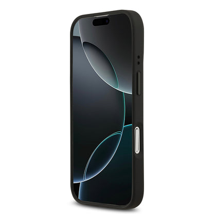 iPhone 17 Kılıf BMW Orjinal Lisanslı M-safe Şarj Özellikli Metal BMW ve M Logolu PU Karbon Tasarımlı Kapak