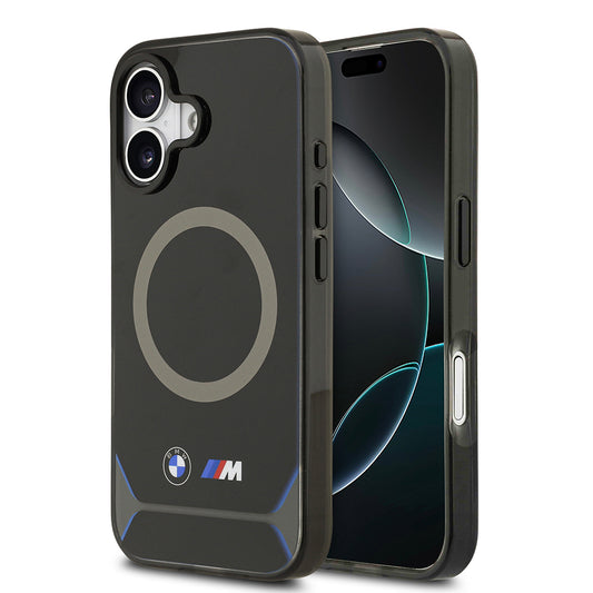 iPhone 17 Kılıf BMW Orjinal Lisanslı M-safe Şarj Özellikli Metal Buton Tasarımlı IML Baskılı M Dizayn Kapak
