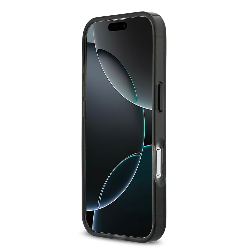 iPhone 17 Kılıf BMW Orjinal Lisanslı M-safe Şarj Özellikli Metal Kamera Butonlu Yatay Şeritli M Dizayn Kapak
