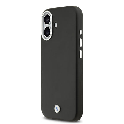 Apple iPhone 17 Kılıf BMW Orjinal Lisanslı M-safe Şarj Özellikli Metal Logolu Tam Kaplama Deri Kapak