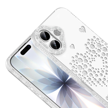 Apple iPhone 17 Kılıf Damla Taşlı Zore Rivas Sert PC Kapak