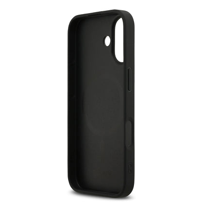 Apple iPhone 17 Kılıf DKNY Orjinal Lisanslı M-safe Şarj Özellikli 3D Yazılı Grid Pattern Kapak