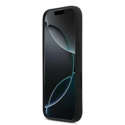 iPhone 17 Kılıf DKNY Orjinal Lisanslı M-safe Şarj Özellikli Metal Logolu Silikon Kapak