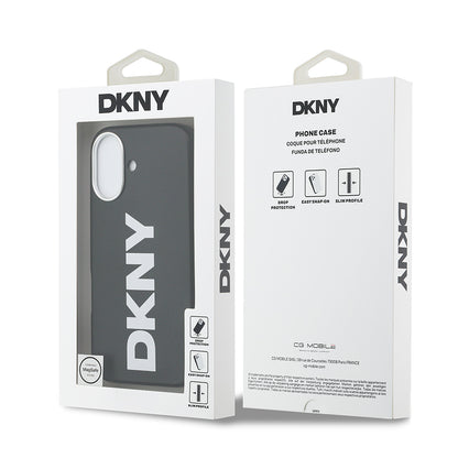 iPhone 17 Kılıf DKNY Orjinal Lisanslı M-safe Şarj Özellikli PU Büyük Dikey Logolu Kapak