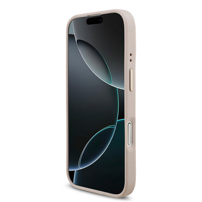 iPhone 17 Kılıf Guess Orjinal Lisanslı 4G Büyük Metal Logolu Kalın Askılı Kapak