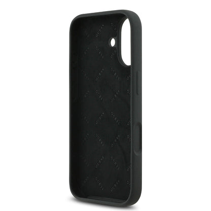 iPhone 17 Kılıf Guess Orjinal Lisanslı Grained Yazı Logolu Kapak