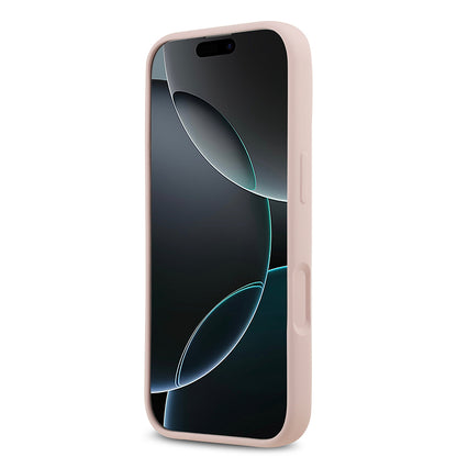 iPhone 17 Kılıf Guess Orjinal Lisanslı Grained Yazı Logolu Kapak