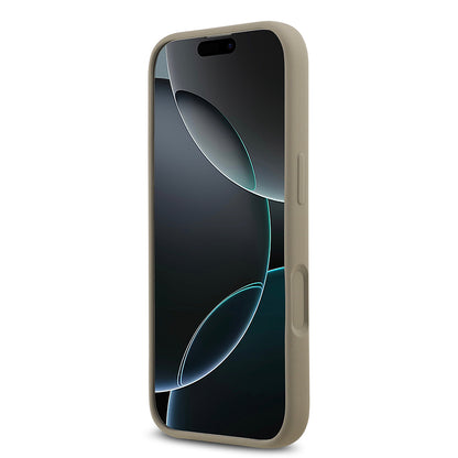 iPhone 17 Kılıf Guess Orjinal Lisanslı Grained Yazı Logolu Kapak