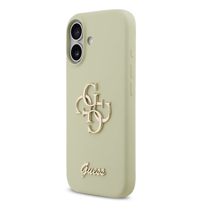 iPhone 17 Kılıf Guess Orjinal Lisanslı Grained Yazı Logolu Kapak