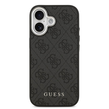 iPhone 17 Kılıf Guess Orjinal Lisanslı M-safe Şarj Özellikli 4G Klasik Yazı Logolu Kapak