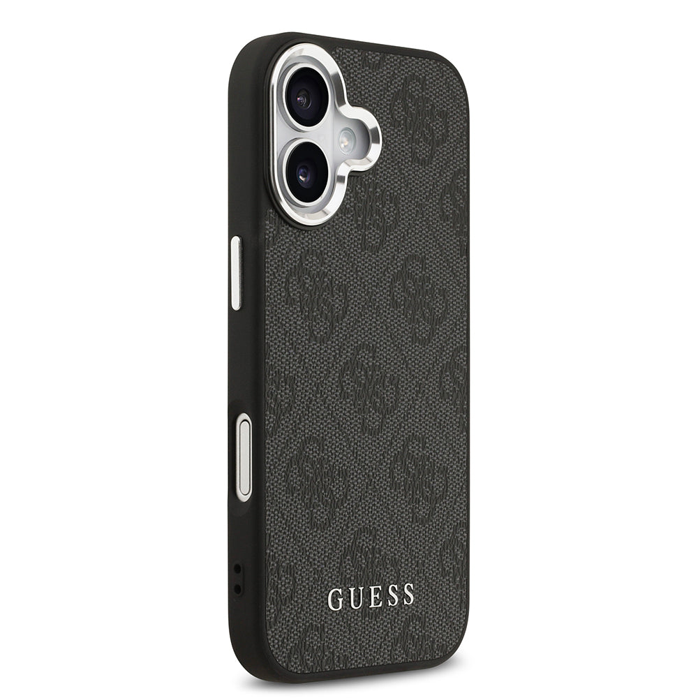 iPhone 17 Kılıf Guess Orjinal Lisanslı M-safe Şarj Özellikli 4G Klasik Yazı Logolu Kapak