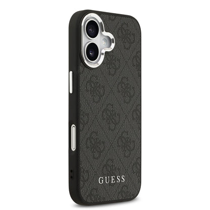 iPhone 17 Kılıf Guess Orjinal Lisanslı M-safe Şarj Özellikli 4G Klasik Yazı Logolu Kapak