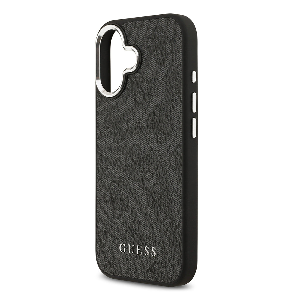 iPhone 17 Kılıf Guess Orjinal Lisanslı M-safe Şarj Özellikli 4G Klasik Yazı Logolu Kapak
