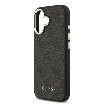 iPhone 17 Kılıf Guess Orjinal Lisanslı M-safe Şarj Özellikli 4G Klasik Yazı Logolu Kapak