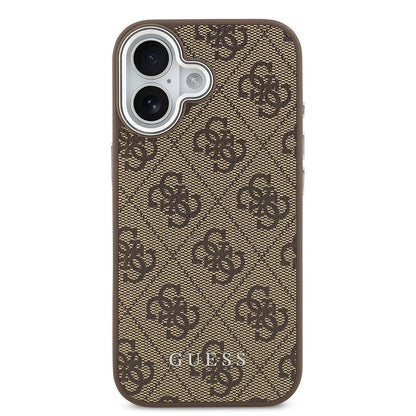 iPhone 17 Kılıf Guess Orjinal Lisanslı M-safe Şarj Özellikli 4G Klasik Yazı Logolu Kapak