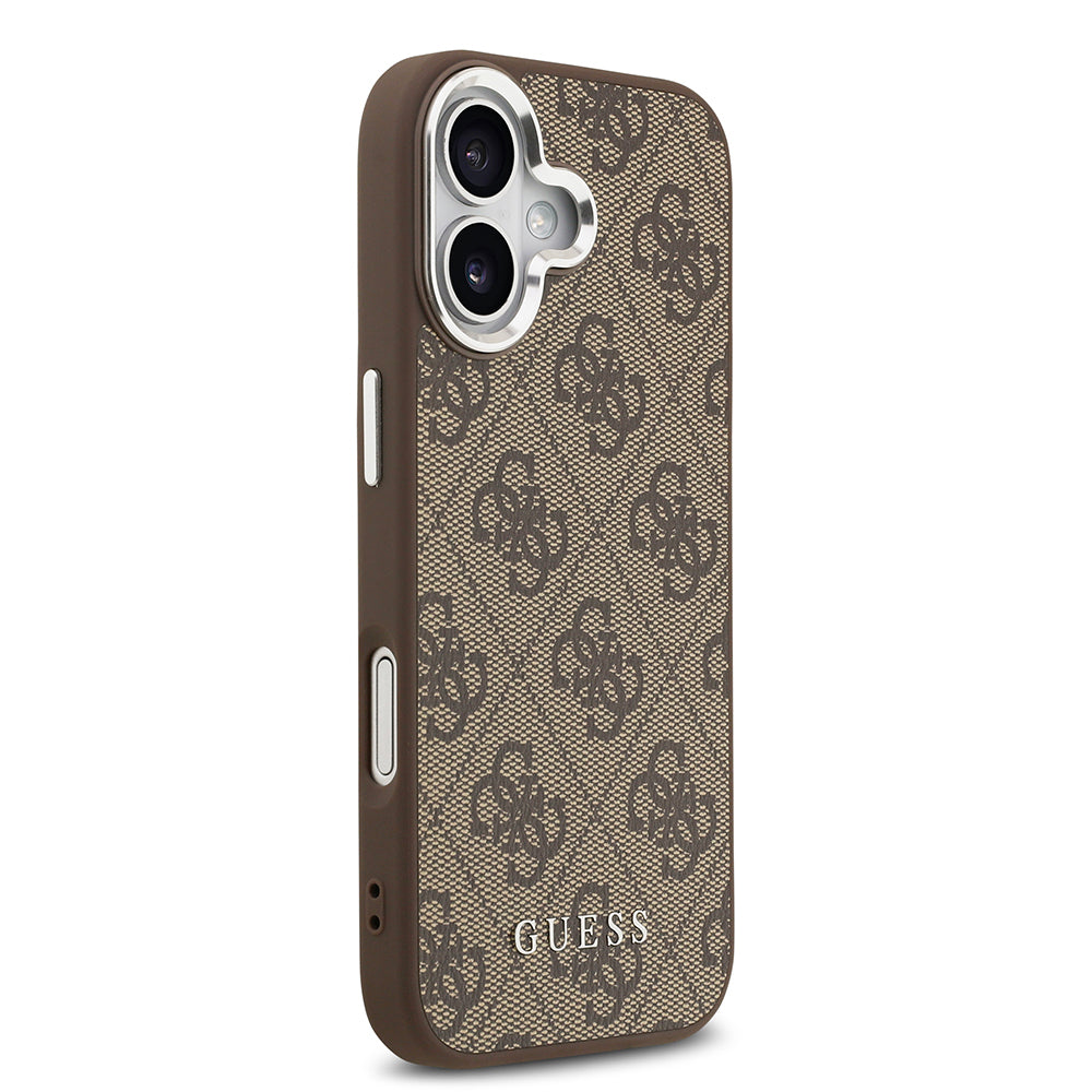 iPhone 17 Kılıf Guess Orjinal Lisanslı M-safe Şarj Özellikli 4G Klasik Yazı Logolu Kapak