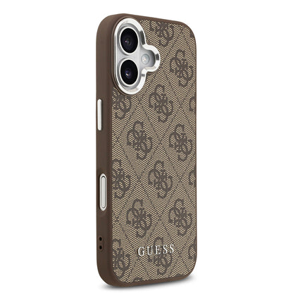 iPhone 17 Kılıf Guess Orjinal Lisanslı M-safe Şarj Özellikli 4G Klasik Yazı Logolu Kapak