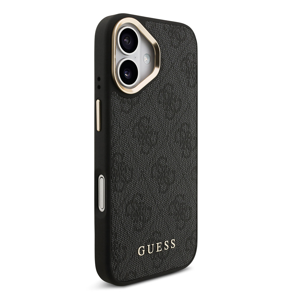 iPhone 17 Kılıf Guess Orjinal Lisanslı M-safe Şarj Özellikli Askılı ve 4G Logo Kartlıklı Kapak