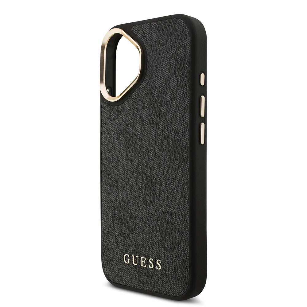 iPhone 17 Kılıf Guess Orjinal Lisanslı M-safe Şarj Özellikli Askılı ve 4G Logo Kartlıklı Kapak