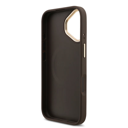 iPhone 17 Kılıf Guess Orjinal Lisanslı M-safe Şarj Özellikli Askılı ve 4G Logo Kartlıklı Kapak