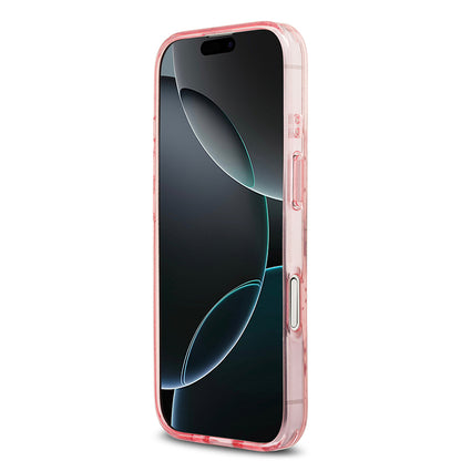 iPhone 17 Kılıf Guess Orjinal Lisanslı M-safe Şarj Özellikli IML Baskılı Klasik Logolu 4G Desenli Kapak