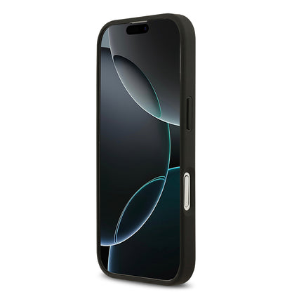iPhone 17 Kılıf Guess Orjinal Lisanslı M-safe Şarj Özellikli Yazı Logolu Circle Classic Kapak