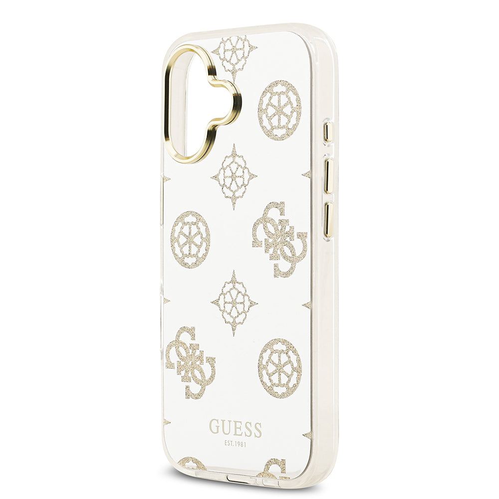 iPhone 17 Kılıf Guess Orjinal Lisanslı Metal Kamera Çerçeveli Simli Aynalı Kapak