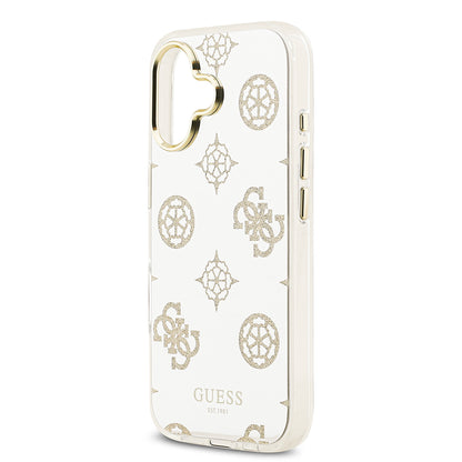 iPhone 17 Kılıf Guess Orjinal Lisanslı Metal Kamera Çerçeveli Simli Aynalı Kapak