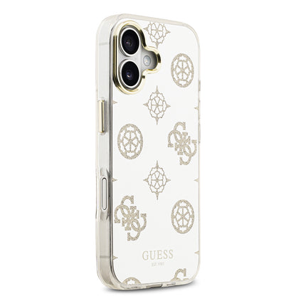 iPhone 17 Kılıf Guess Orjinal Lisanslı Metal Kamera Çerçeveli Simli Aynalı Kapak