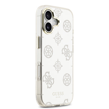 iPhone 17 Kılıf Guess Orjinal Lisanslı Metal Kamera Çerçeveli Simli Aynalı Kapak