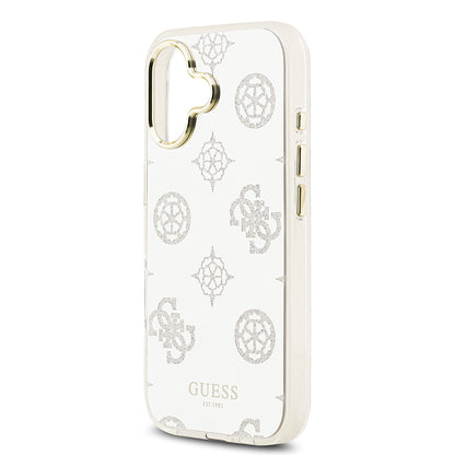 iPhone 17 Kılıf Guess Orjinal Lisanslı Metal Kamera Çerçeveli Simli Aynalı Kapak