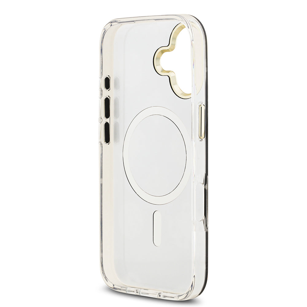 iPhone 17 Kılıf Guess Orjinal Lisanslı Metal Kamera Çerçeveli Simli Aynalı Kapak