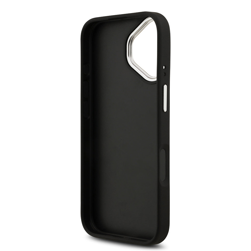 iPhone 17 Kılıf Guess Orjinal Lisanslı PU Deri 4G Büyük Metal Logo Dizaynlı Kapak