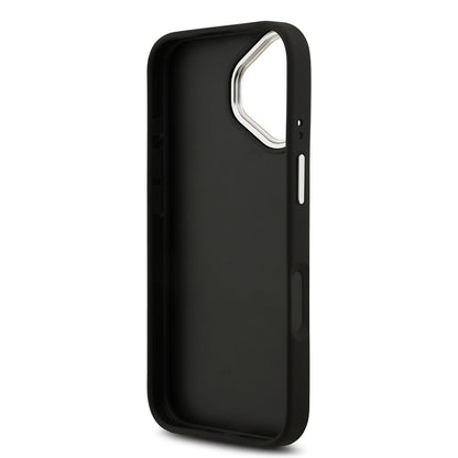 iPhone 17 Kılıf Guess Orjinal Lisanslı PU Deri 4G Büyük Metal Logo Dizaynlı Kapak