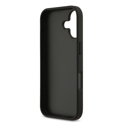 iPhone 17 Kılıf Guess Orjinal Lisanslı PU Deri 4G Desenli Üçgen Logolu Kapak