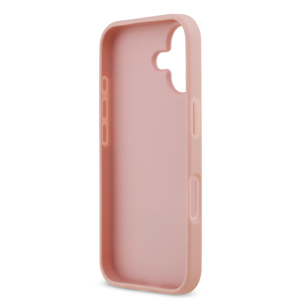 iPhone 17 Kılıf Guess Orjinal Lisanslı Taşlı Arka Yüzey Üçgen Logolu Kapak