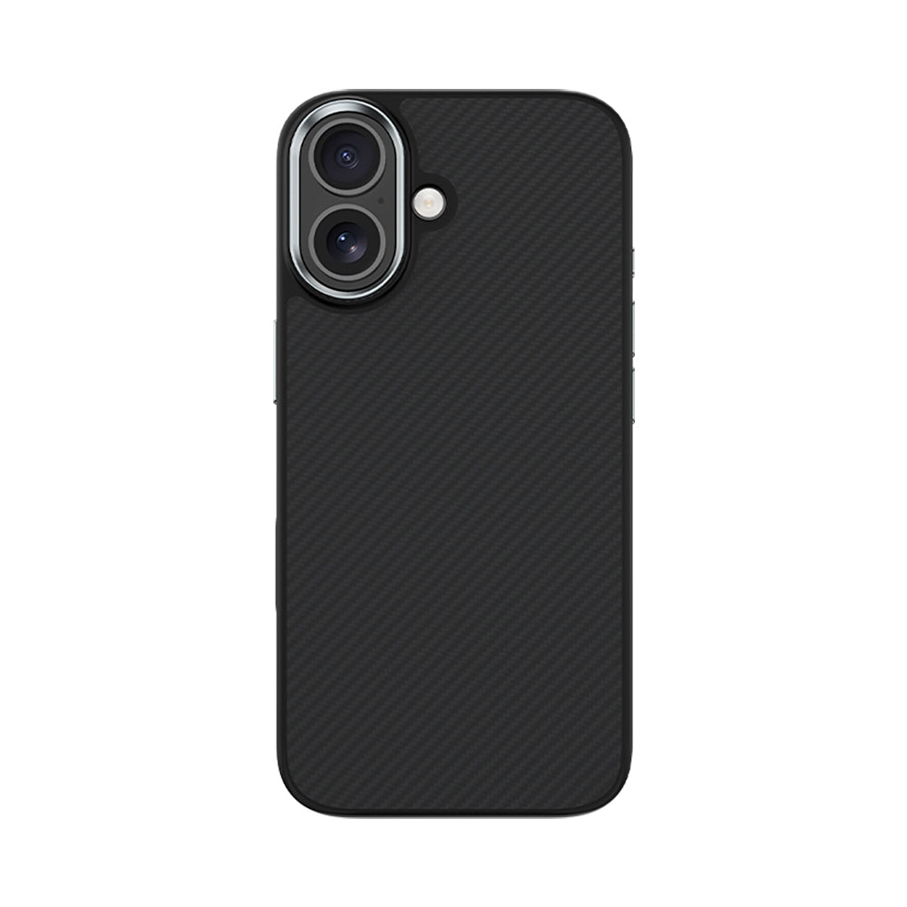 iPhone 17 Kılıf Karbon Fiber M-safe Şarj Özellikli Benks Hybrid ArmorPro 600D Kevlar Kapak