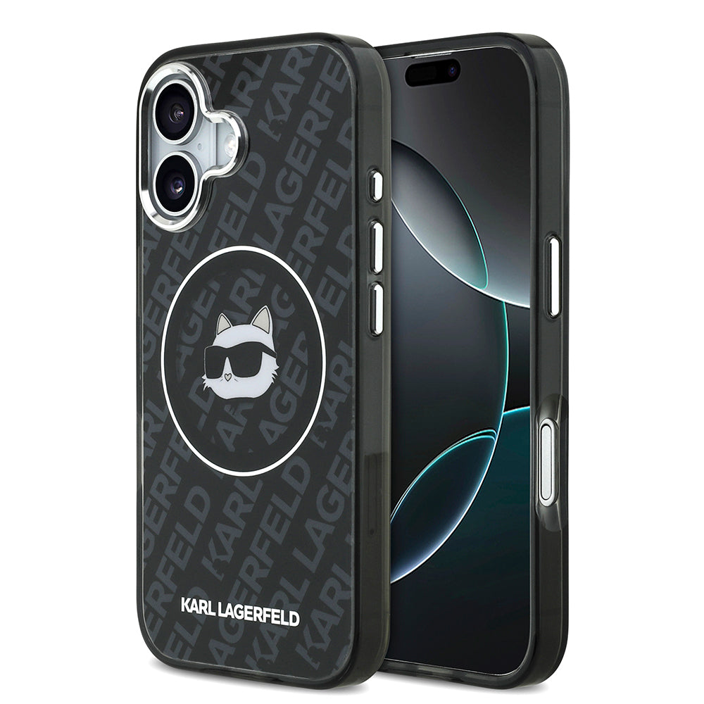 iPhone 17 Kılıf Karl Lagerfeld Orjinal Lisanslı IML Baskılı Choupette Heads Kapak