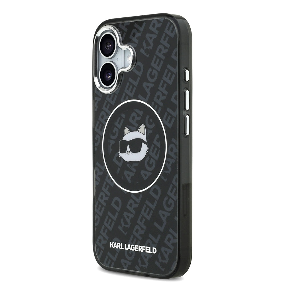 iPhone 17 Kılıf Karl Lagerfeld Orjinal Lisanslı IML Baskılı Choupette Heads Kapak