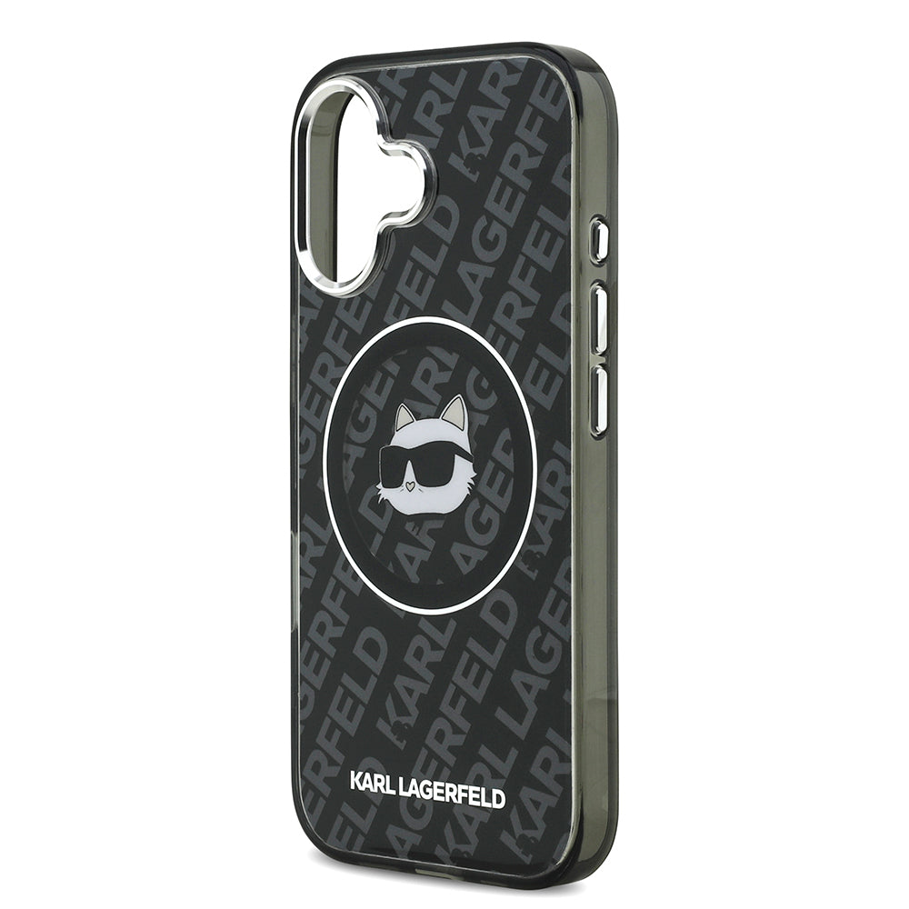 iPhone 17 Kılıf Karl Lagerfeld Orjinal Lisanslı IML Baskılı Choupette Heads Kapak