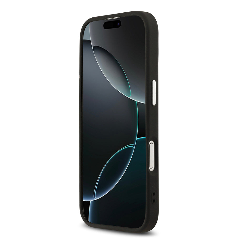 iPhone 17 Kılıf Karl Lagerfeld Orjinal Lisanslı M-safe Şarj Özellikli Metal Kamera ve Buton Tasarımlı Paris RSG PU Deri Kapak