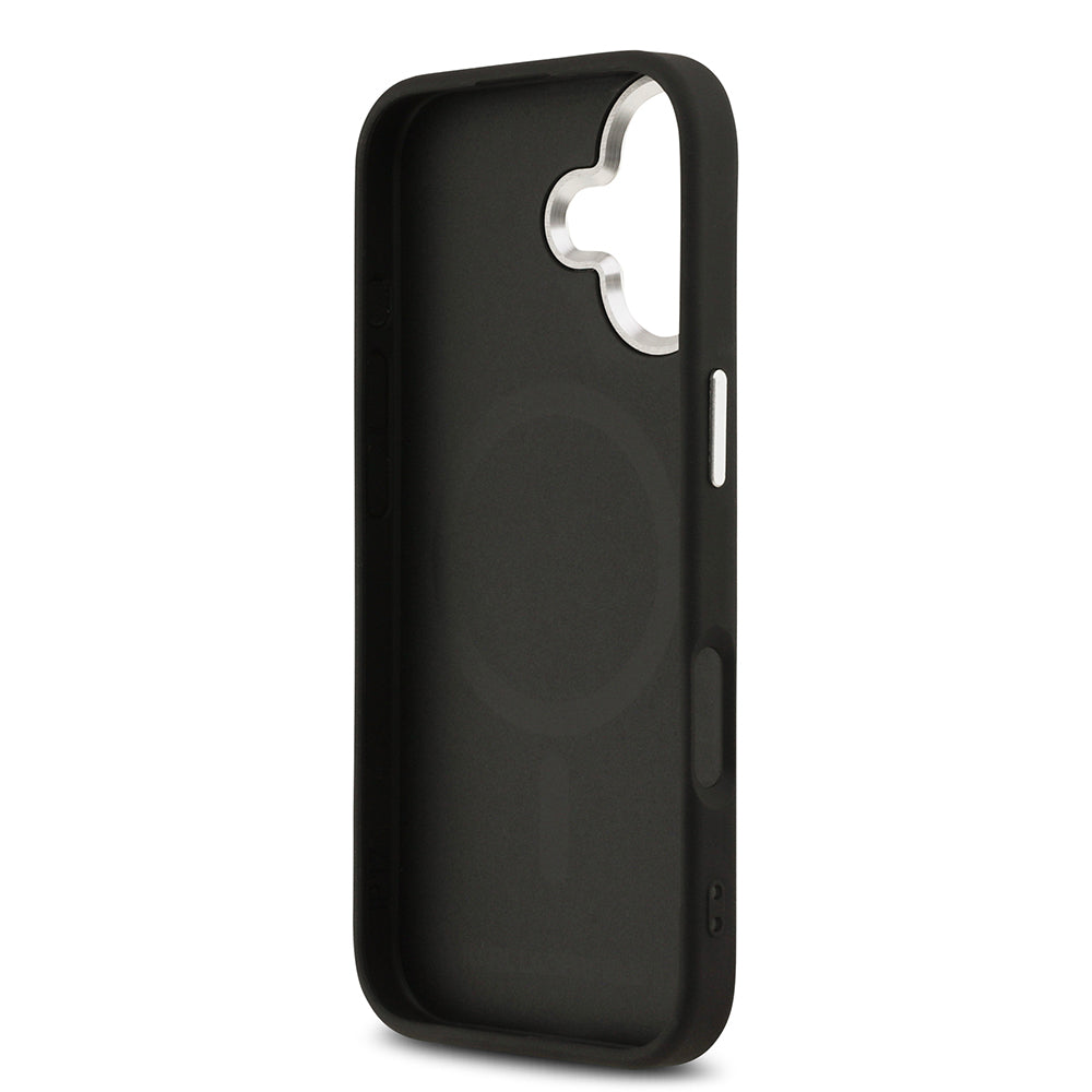 iPhone 17 Kılıf Karl Lagerfeld Orjinal Lisanslı M-safe Şarj Özellikli Metal Kamera ve Buton Tasarımlı Paris RSG PU Deri Kapak