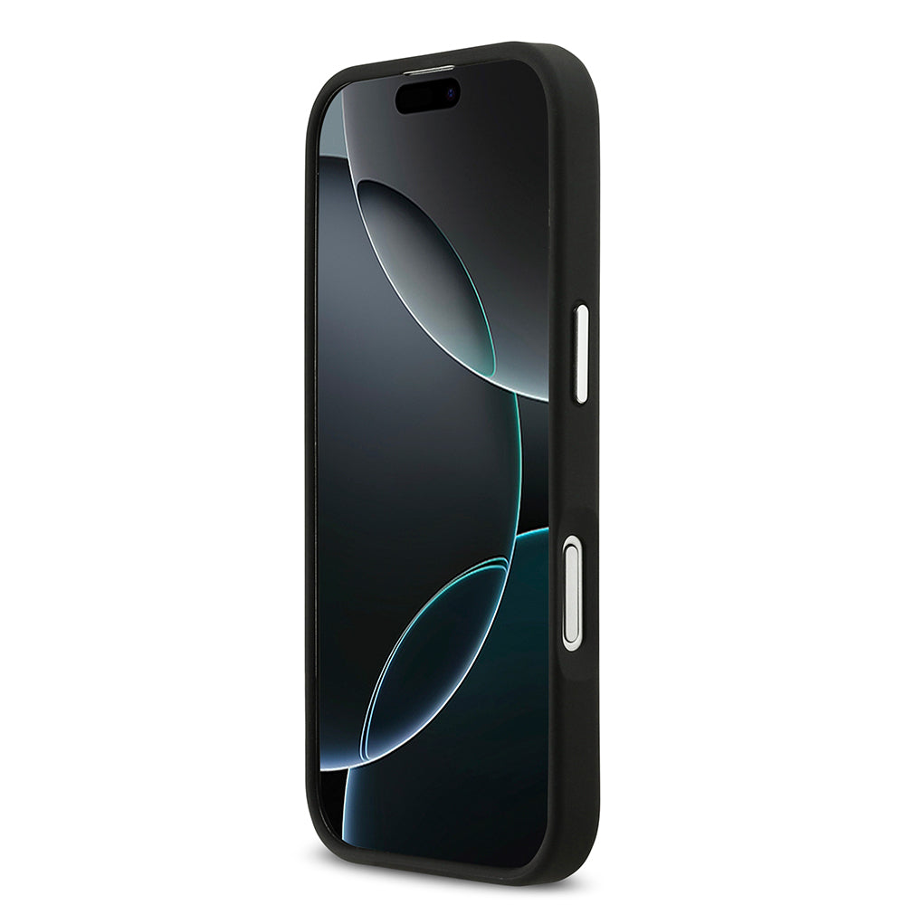 iPhone 17 Kılıf Karl Lagerfeld Orjinal Lisanslı Metal Logolu K&C Heads Pin Kapak