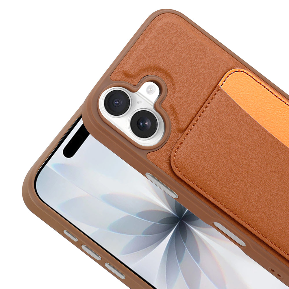 Apple iPhone 17 Kılıf Kartlıklı Zore X-Kart Silikon Kapak