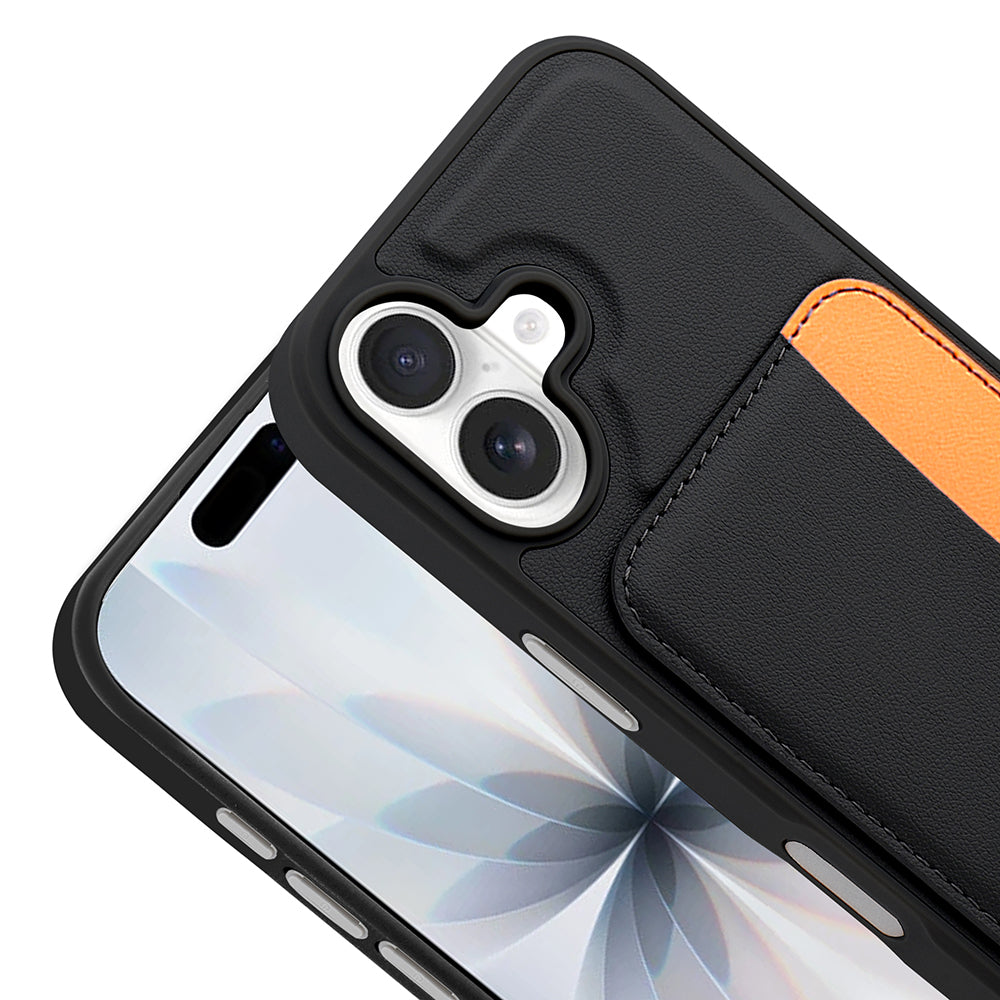 Apple iPhone 17 Kılıf Kartlıklı Zore X-Kart Silikon Kapak