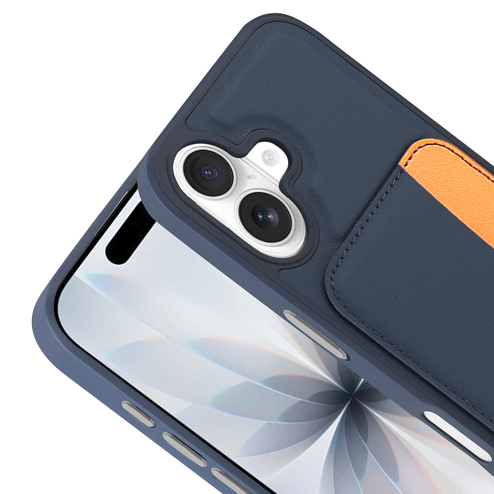 Apple iPhone 17 Kılıf Kartlıklı Zore X-Kart Silikon Kapak