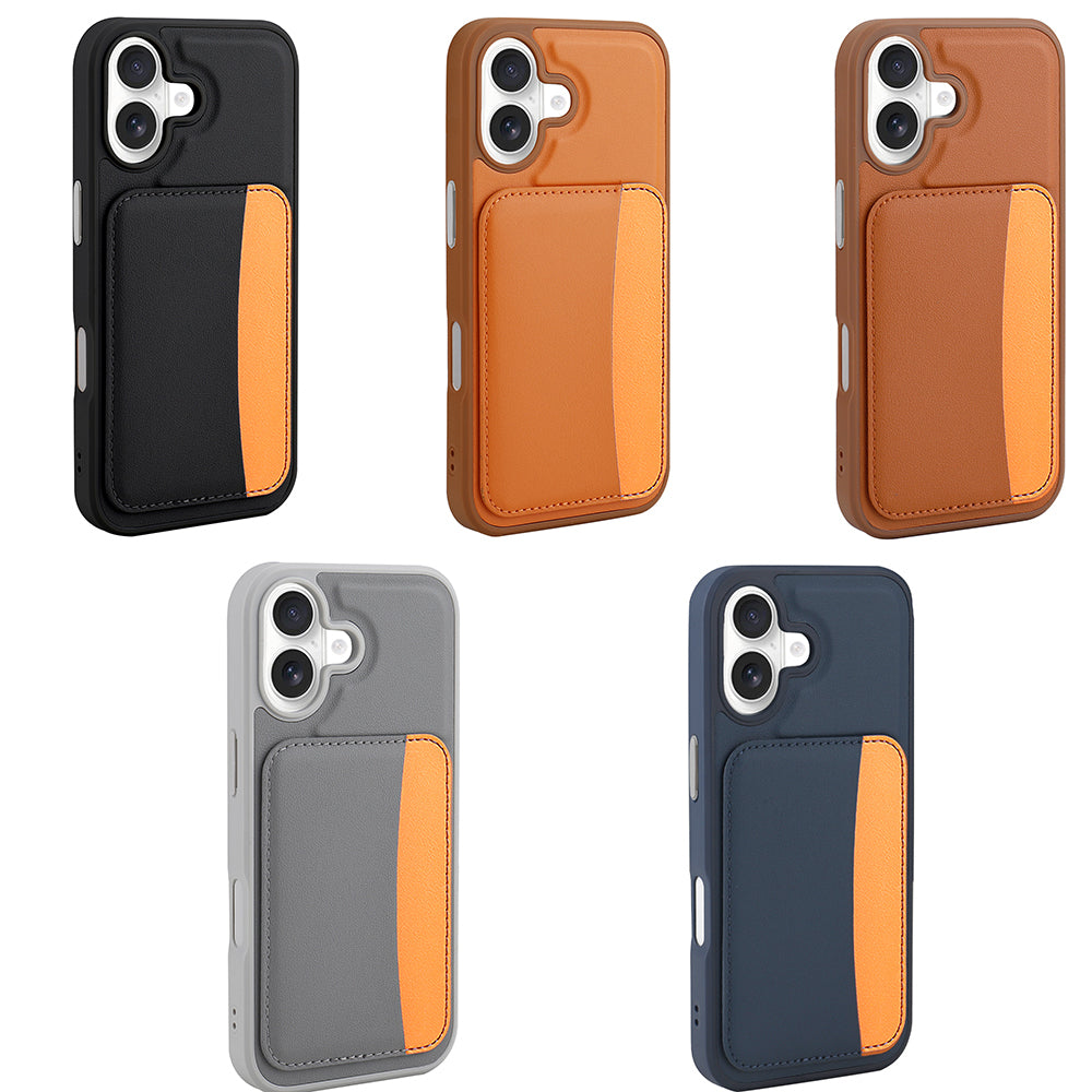 Apple iPhone 17 Kılıf Kartlıklı Zore X-Kart Silikon Kapak