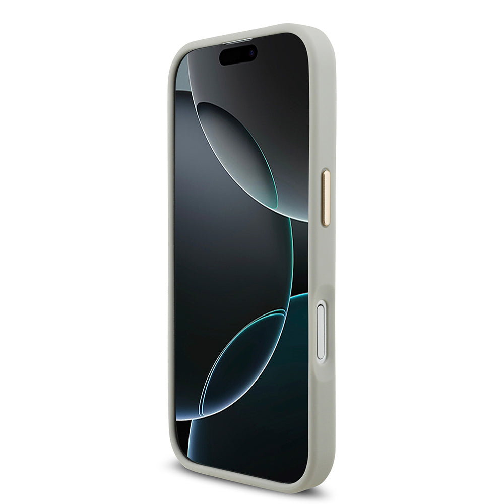iPhone 17 Kılıf Lacoste Orjinal Lisanslı M-safe Şarj Özellikli Champs Elysees PU Deri Tasarımlı Kapak